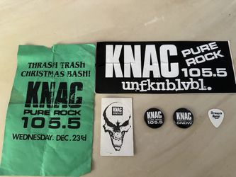 Vintage KNAC 105.5 