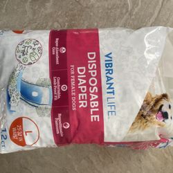 Large Female Dog Diapers 11 Count