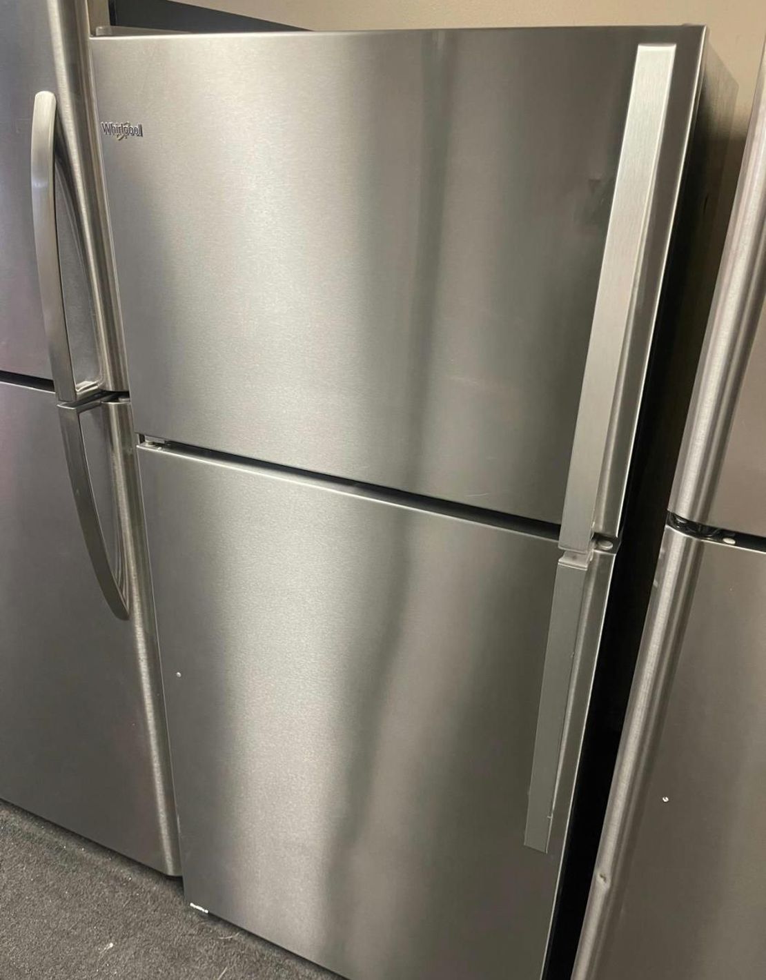 Whirlpool Top Mount Refrigerator Stainless Steel