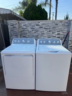 GE washer & gas dryer extra large capacity