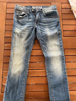 Express Rocco Slim Fit Skinny Leg Jeans Men's 28x30 Blue – Used Good Condition