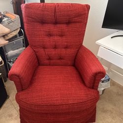red rocking chair 