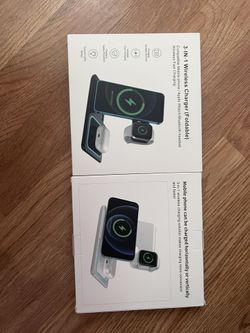 3-in-1 Wireless Charger Black And White