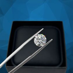 3.01 Carat Lab-grown Round Shape Certificate Diamond 