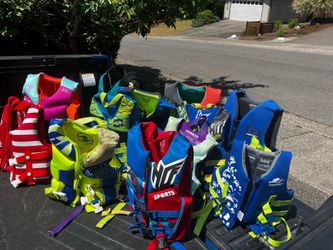 Child Kid Child Life Vest 50-90  pound and 30-50 pound Hyperlite Life Vest Lifevest Life Jacket and Boating Boat Kayak Kayaking Swimming Rubber Raft $