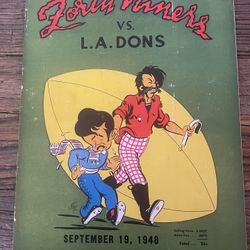 Forty Niners vs L. A. Dons September 19, 1948