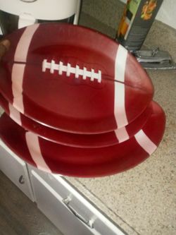 3 Football Trays