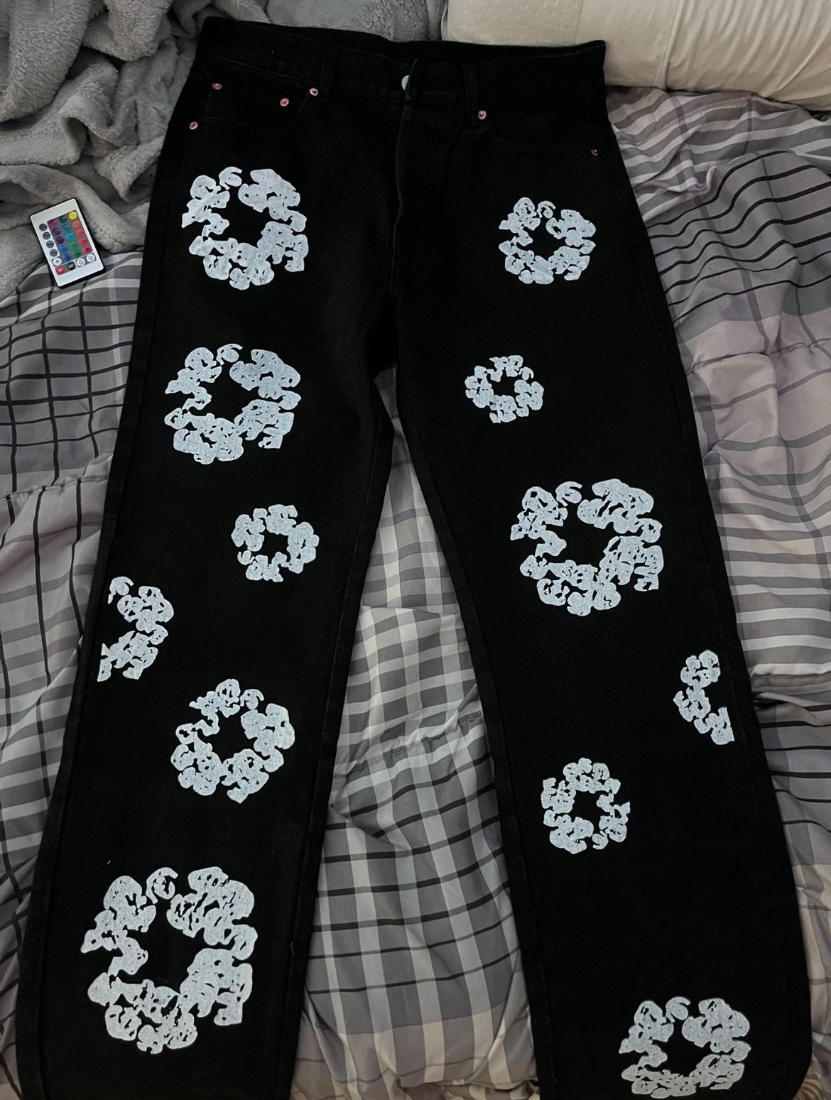 Black Denim Tears Jeans Size 32