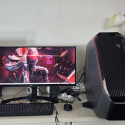 Alienware Area R2 i7-5820K 3.3hz 16GB RAM - New 500GB Crucial SSD+1TB HDD W11 8GB GTX 1070