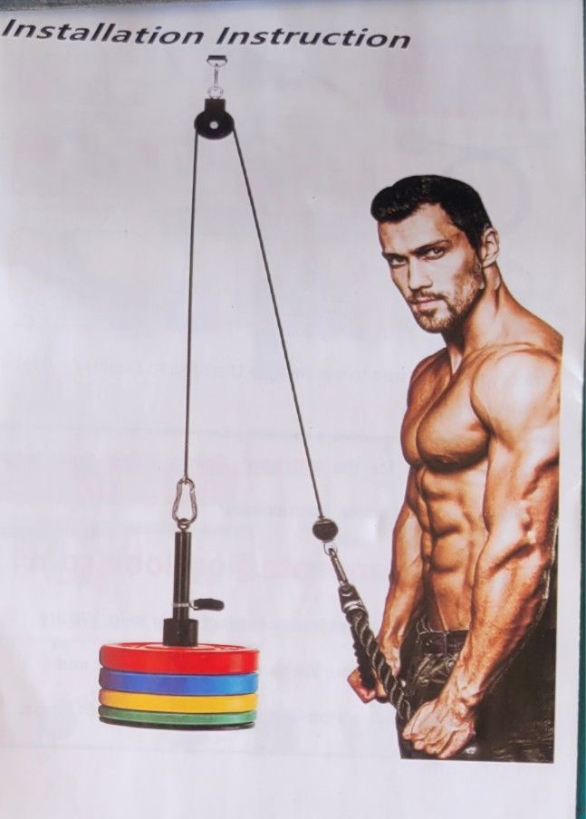 LAT Fitness Pulley Cable System