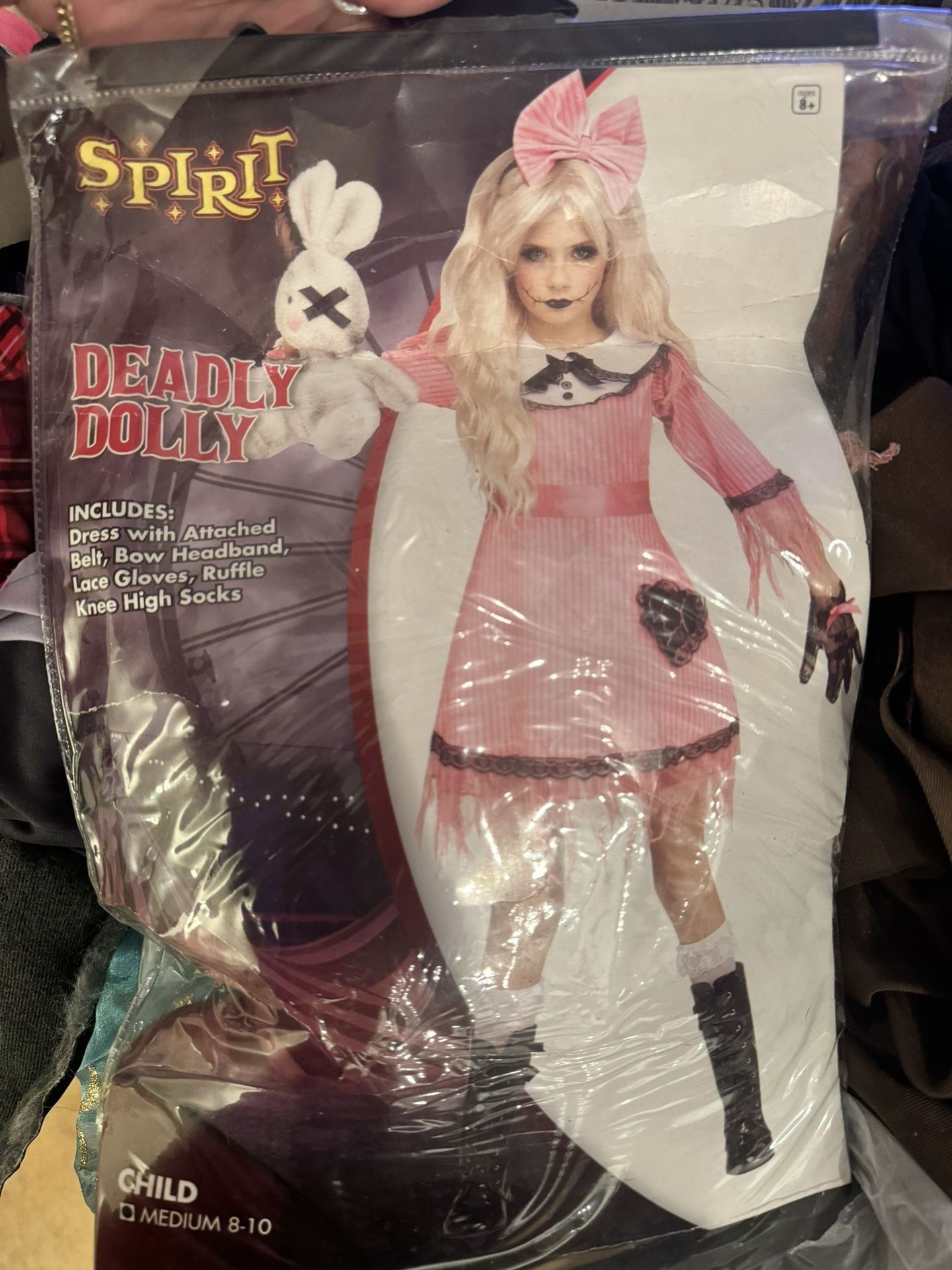 girls Scary Doll Costume 