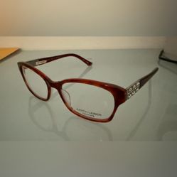Judith Leiber Couture Comic Wood Eyeglasses NWT MSRP $390