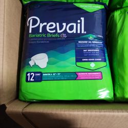 Prevail Bariatric Briefs Bariatric A 62"-73" 12 Count