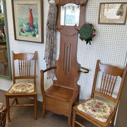 Antique Hall Tree