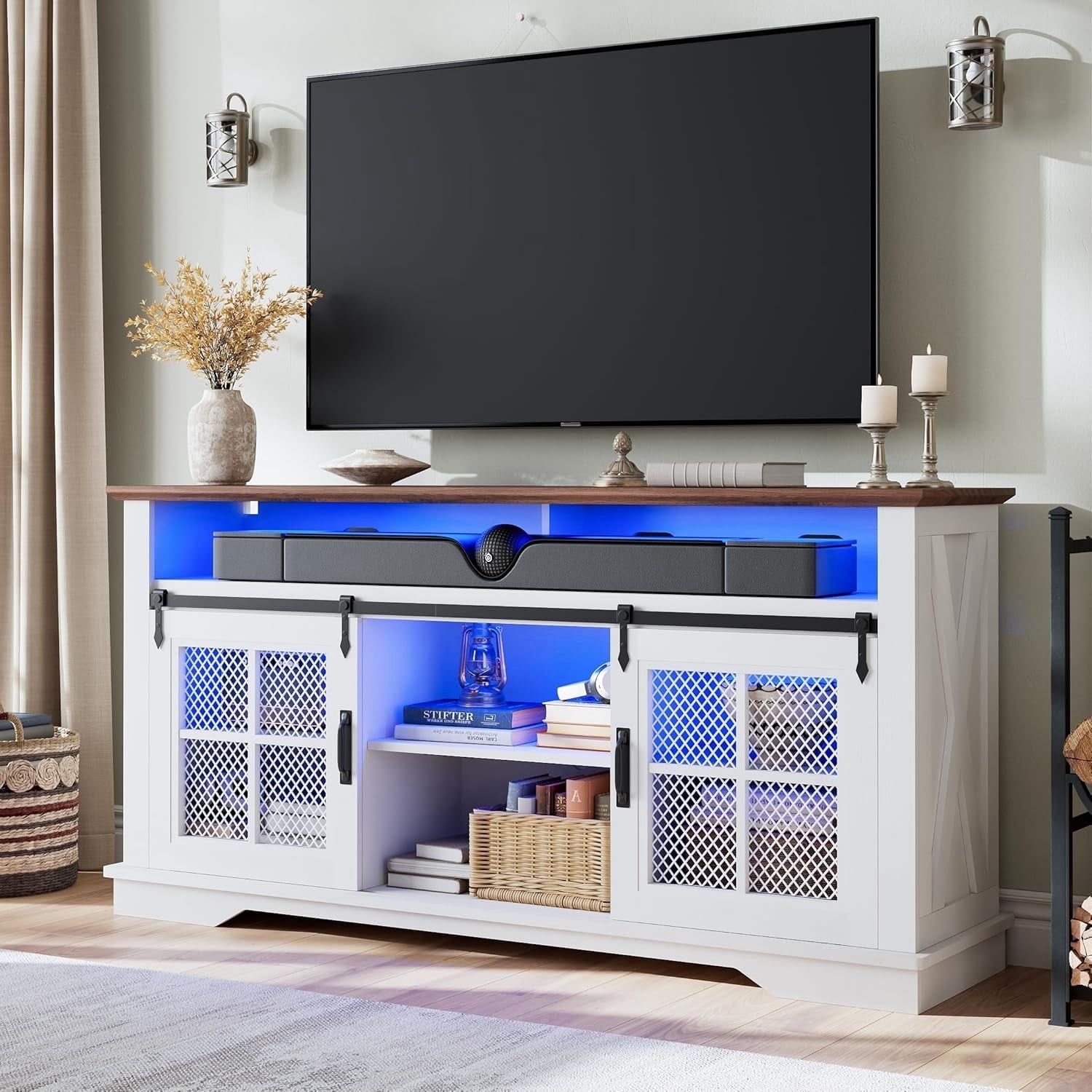 Haioou LED TV Stand