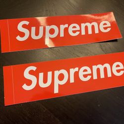 Supreme stickers set of 2 new