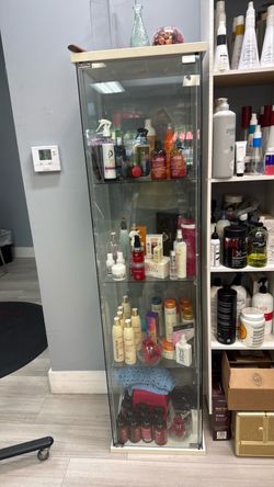 Mueble de cristal para productos