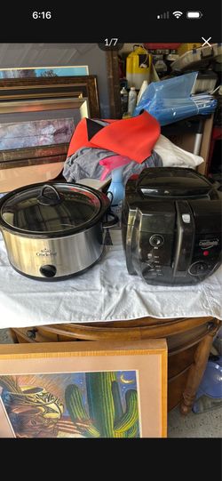 Rival Crock Pot & Presto Cool Daddy Deep Fryer