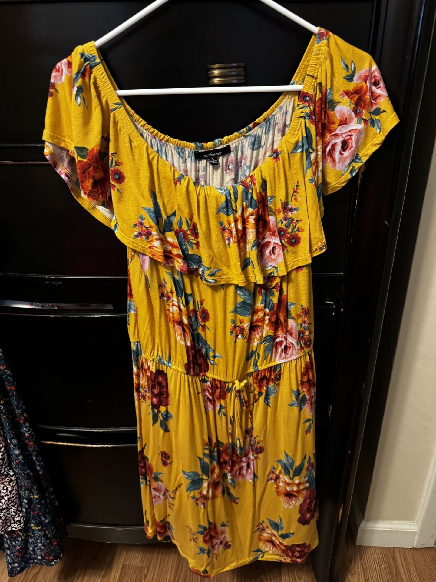 Yellow Sundress Floral - Women’s Large