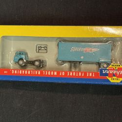 Athearn N Scale 10807 Ford C And 28 Wedge Trailer Superior Fast Freight