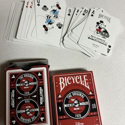 Disney playing cards (2 packs available) 