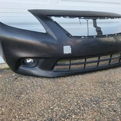 2012 2013 2014 Nissan Versa Front Bumper Cover Oem 