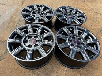 FREE DELIVERY (4) 18" GMC SIERRA AT4x rims Chevy Silverado ZR2 Tahoe GMC Sierra wheels rims SENSORS