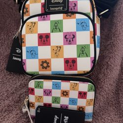 Loungefly Matching Crossbody And wallet 