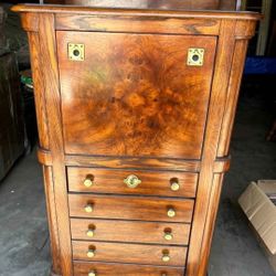 Purser's Drop Front Writing Desk / Chest of Drawers by National Mount Airy