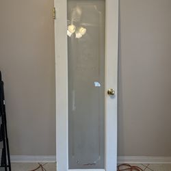 Glass pantry door