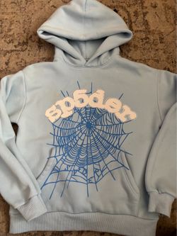 Blue crystal sp5der hoodie NO SHIPPING