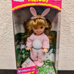 Bunny Melody Doll Adventures with Li'l Friends of Kelly 1998 NIB 18912 Vintage Mattel Barbie