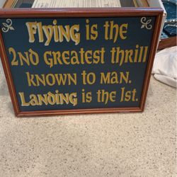 Wall Hanging  - For The Pilot 