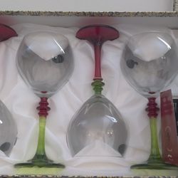 Cristallieria Fratelli Fumo Wine Glasses 