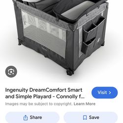 Ingenuity DreamComfort Smart and Simple Playard - Connolly