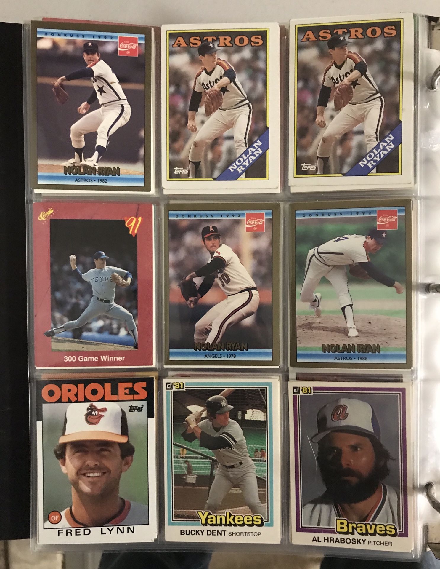 Huge collection of baseball cards!