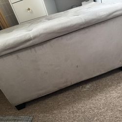 Grey Ottoman 