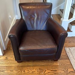 Pottery Barn Leather Sofa