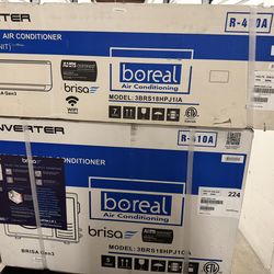 New Boreal BRISA 18,000 BTU 16 SEER Wall Mount Ductless Mini Split System 1.5 Tons 230V
