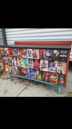 Retro star wars mid century dresser