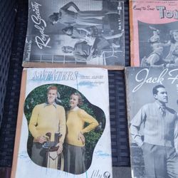 VINTAGE NEEDLECRAFT KNITTING MAGAZINES 1944 TO 1953