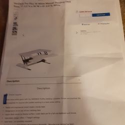 Varidesk Pro Plus 36 White