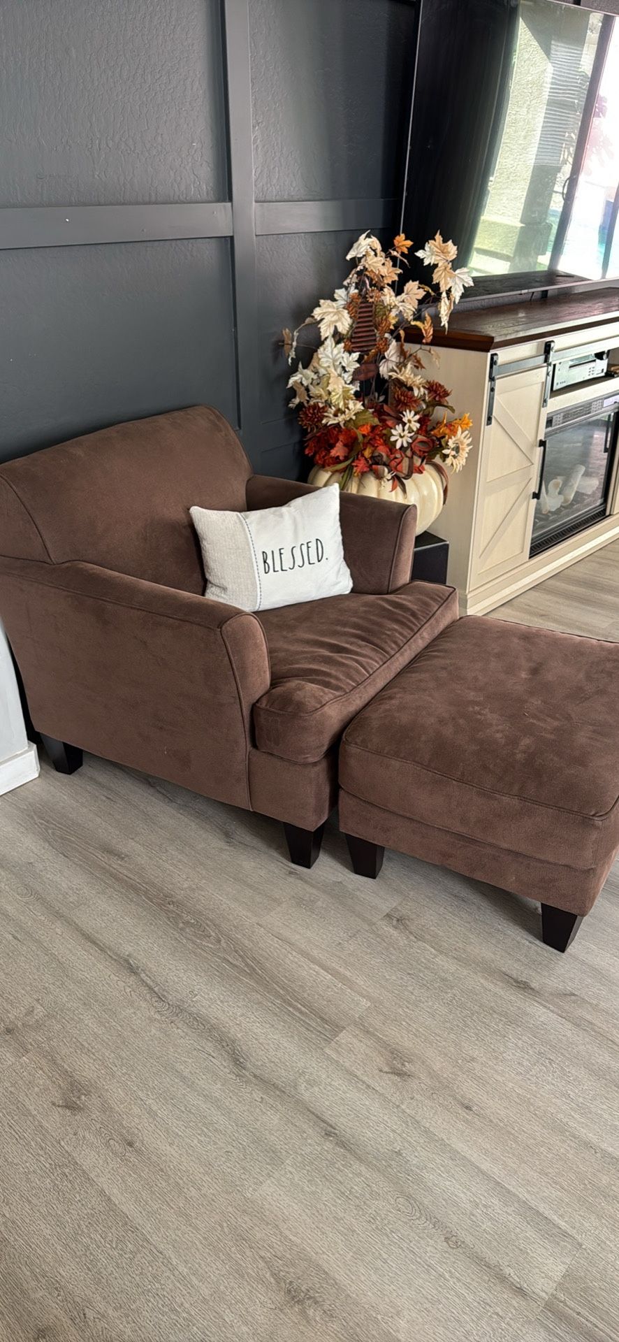 Chair And Ottoman
