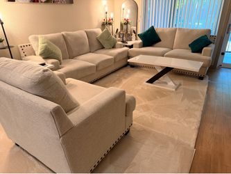 3 piece sofa/couch set.  Sofa+love seat+chair