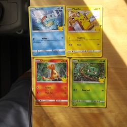 New Pokemon Cards 25th Anniversary