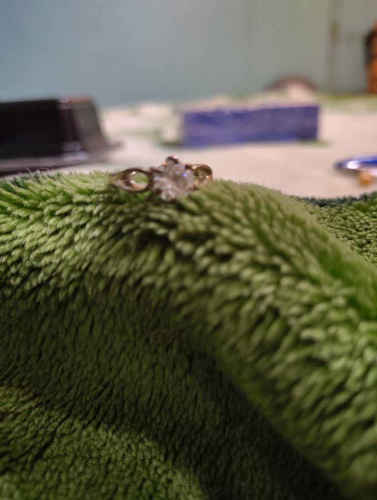 Cubic Zirconia Engagement Ring