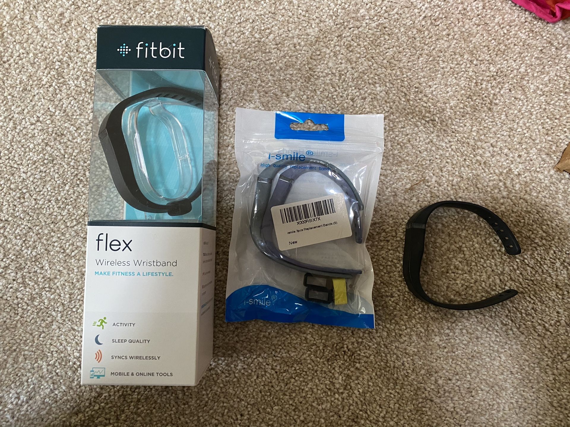 Fitbit flex with extra bands