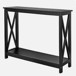 Console Table Display Shelf Storage Entryway Furniture Living Room
