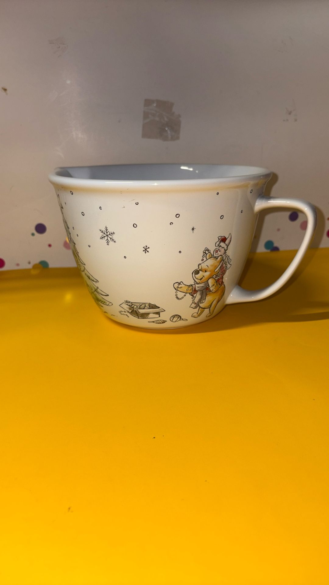 Disney Winnie The Pooh Ceramic Christmas Mixing Bowl NEW