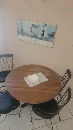 Table and chairs